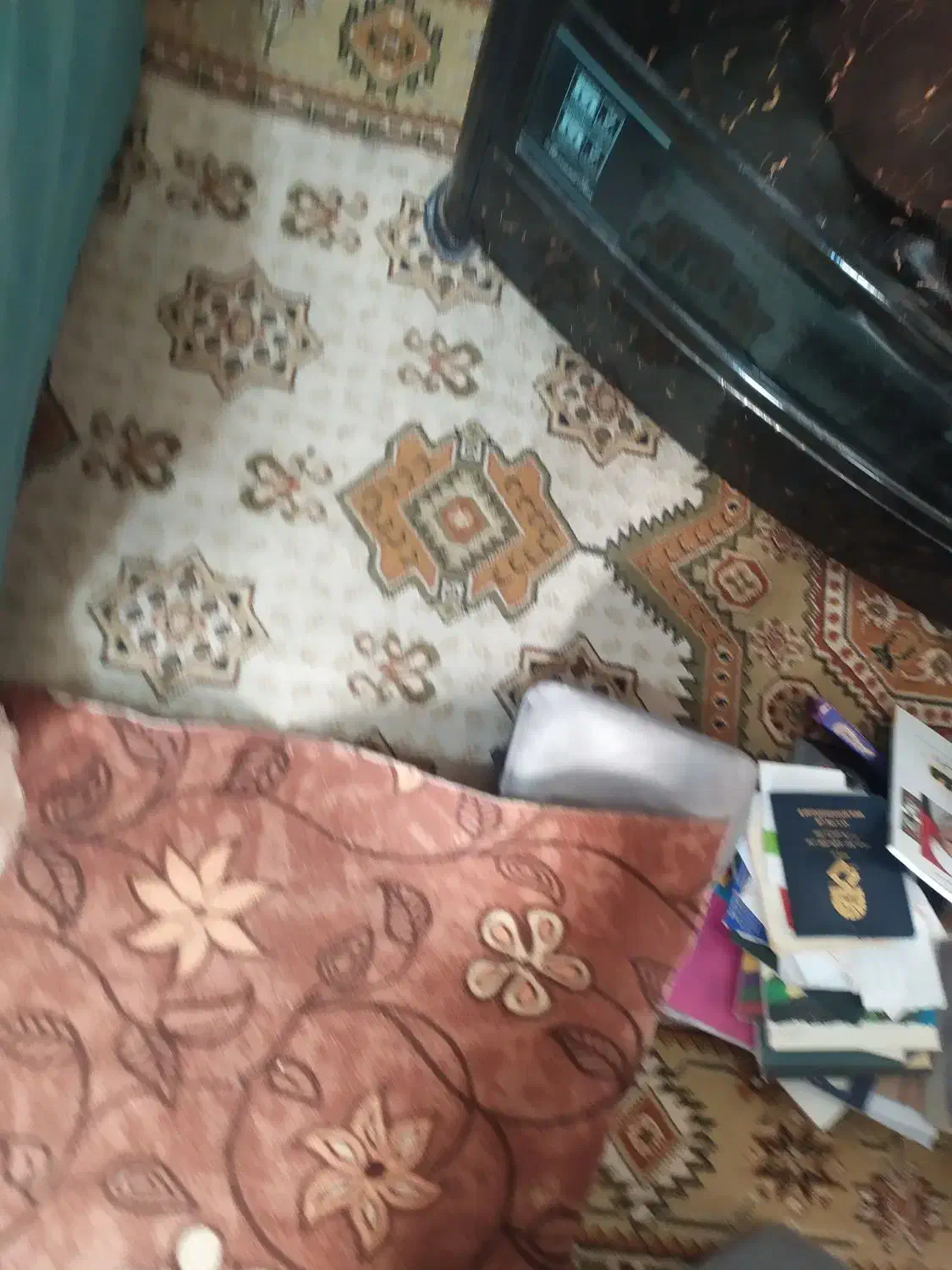 گلیم دودردو و کناره یک دریک نیم ۸۵۰|گلیم، جاجیم، گبه|قم, چهل اختران|دیوار