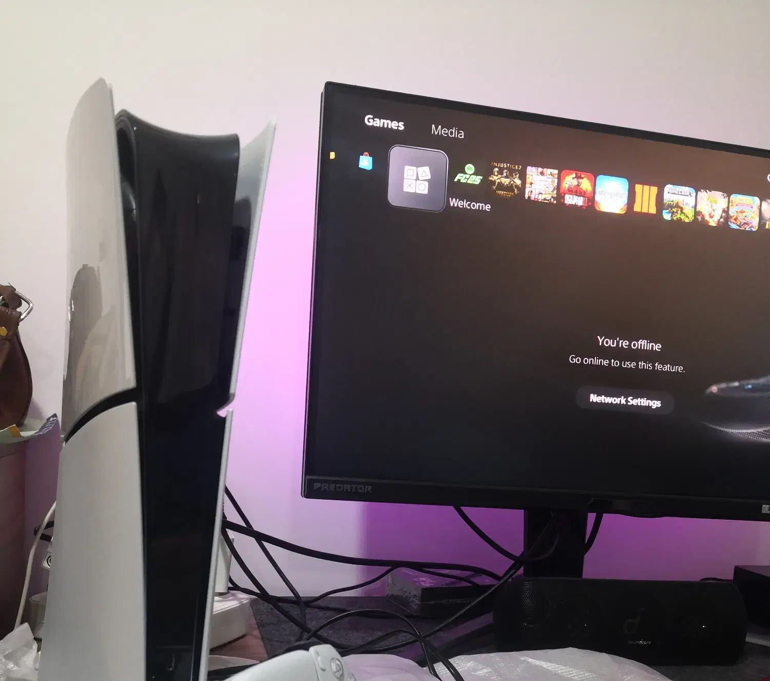 فروش ps5 slim دیجیتال سری ۲۰۱۶ دو دسته|کنسول، بازی ویدئویی و آنلاین|بهشهر, |دیوار