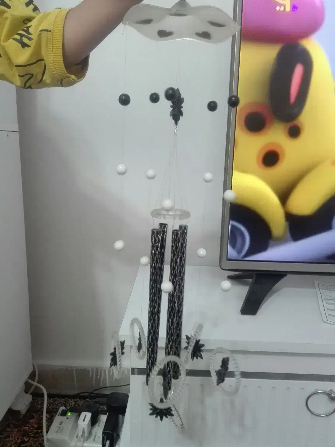 پرده ریسه ای به همراه آویز کاور وسایل برقی|پرده، رانر، رومیزی|قدس, شهرقدس|دیوار