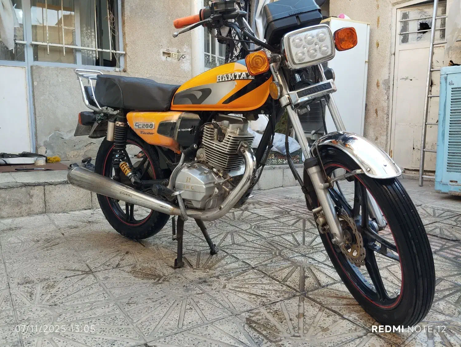 موتور هندا ۲۰۰ همتاز|موتورسیکلت|هشتگرد, هشتگرد قدیم|دیوار
