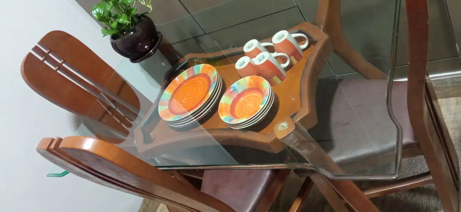 میز نهارخوری باسه صندلی|میز و صندلی غذاخوری|بندر کنگان, |دیوار