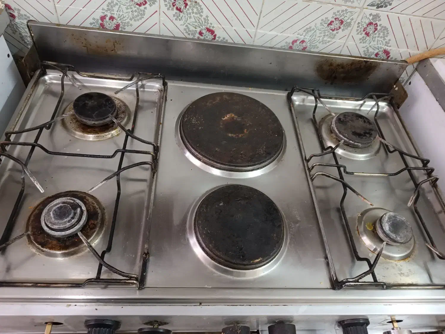 گازفرداررویه استیل ارلوکس ایتالیایی اصل|اجاق گاز و لوازم برقی پخت‌وپز|مشهد, بهارستان|دیوار