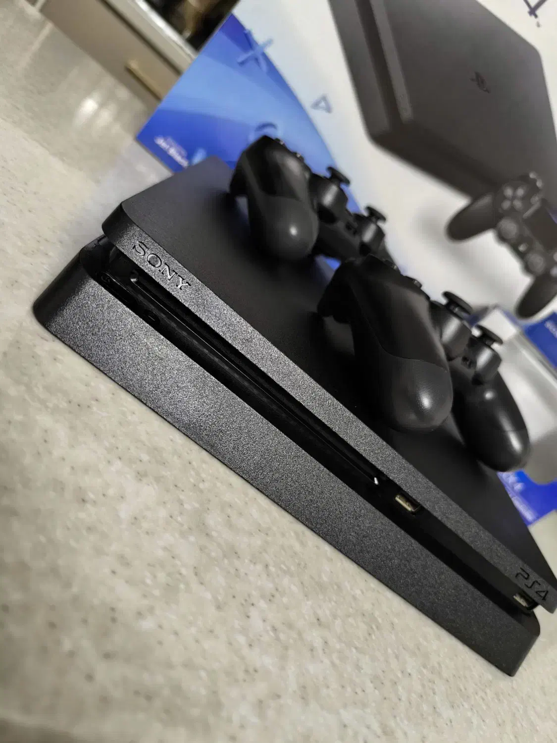 کنسولPS4 SLIM با حافظه 500 دودسته+با بازی وگارانتی|کنسول، بازی ویدئویی و آنلاین|قرچک, پارس سرام|دیوار