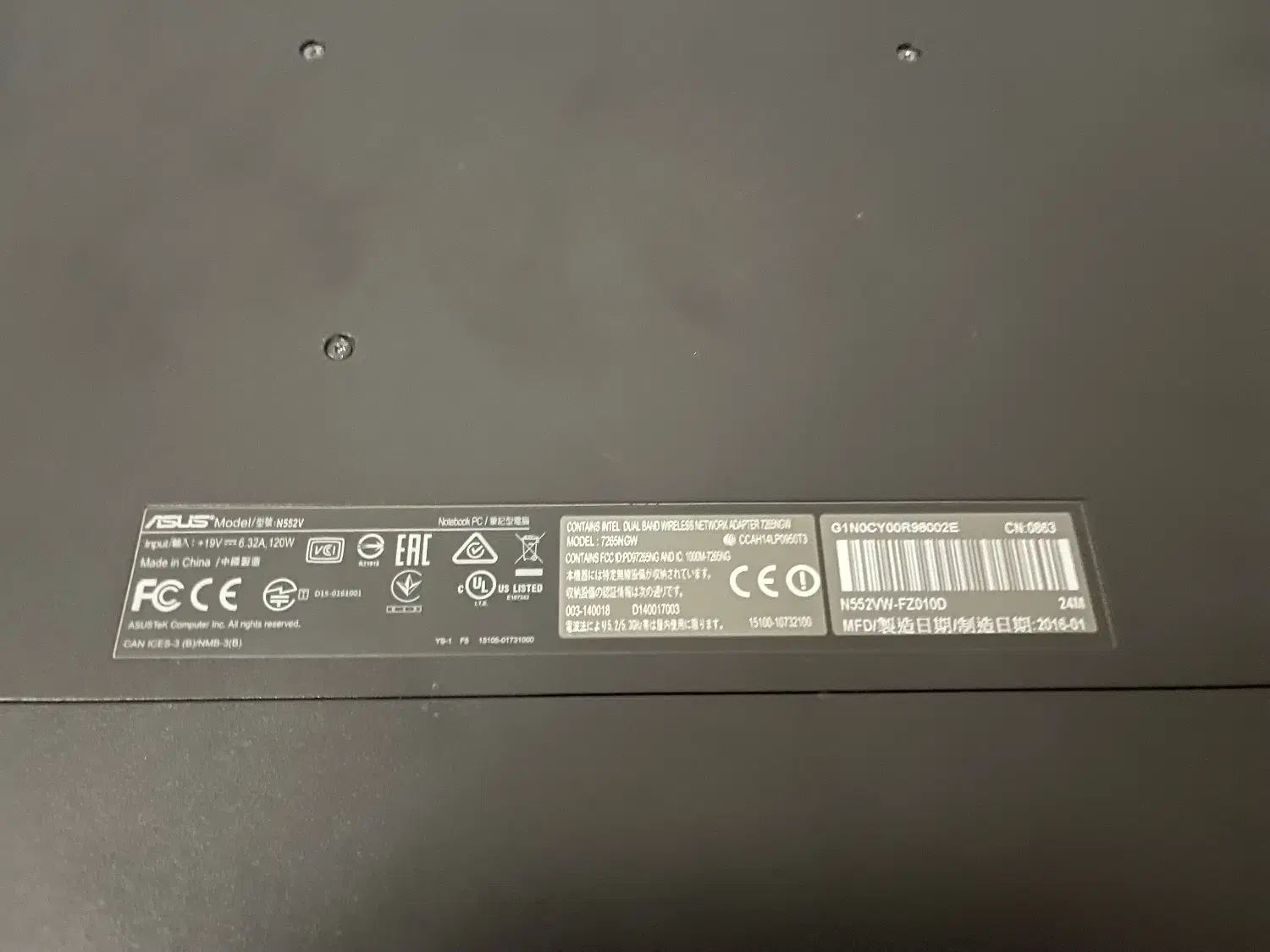 لبتاب ایسوس n552v|رایانه همراه|رشت, بازار|دیوار
