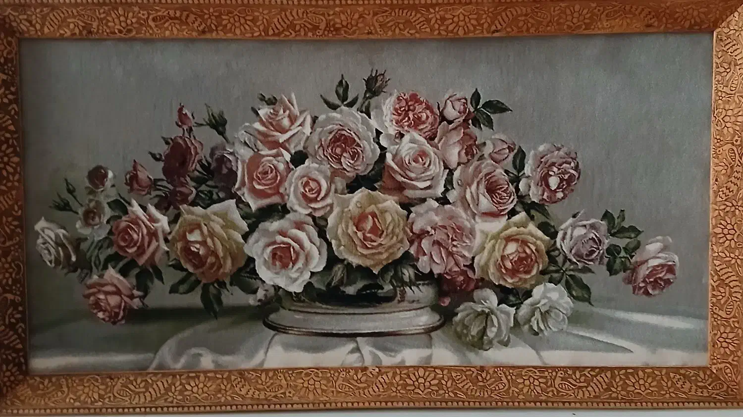 تابلو طرح فرش ماشینی نو نو|تابلو فرش|بروجرد, |دیوار