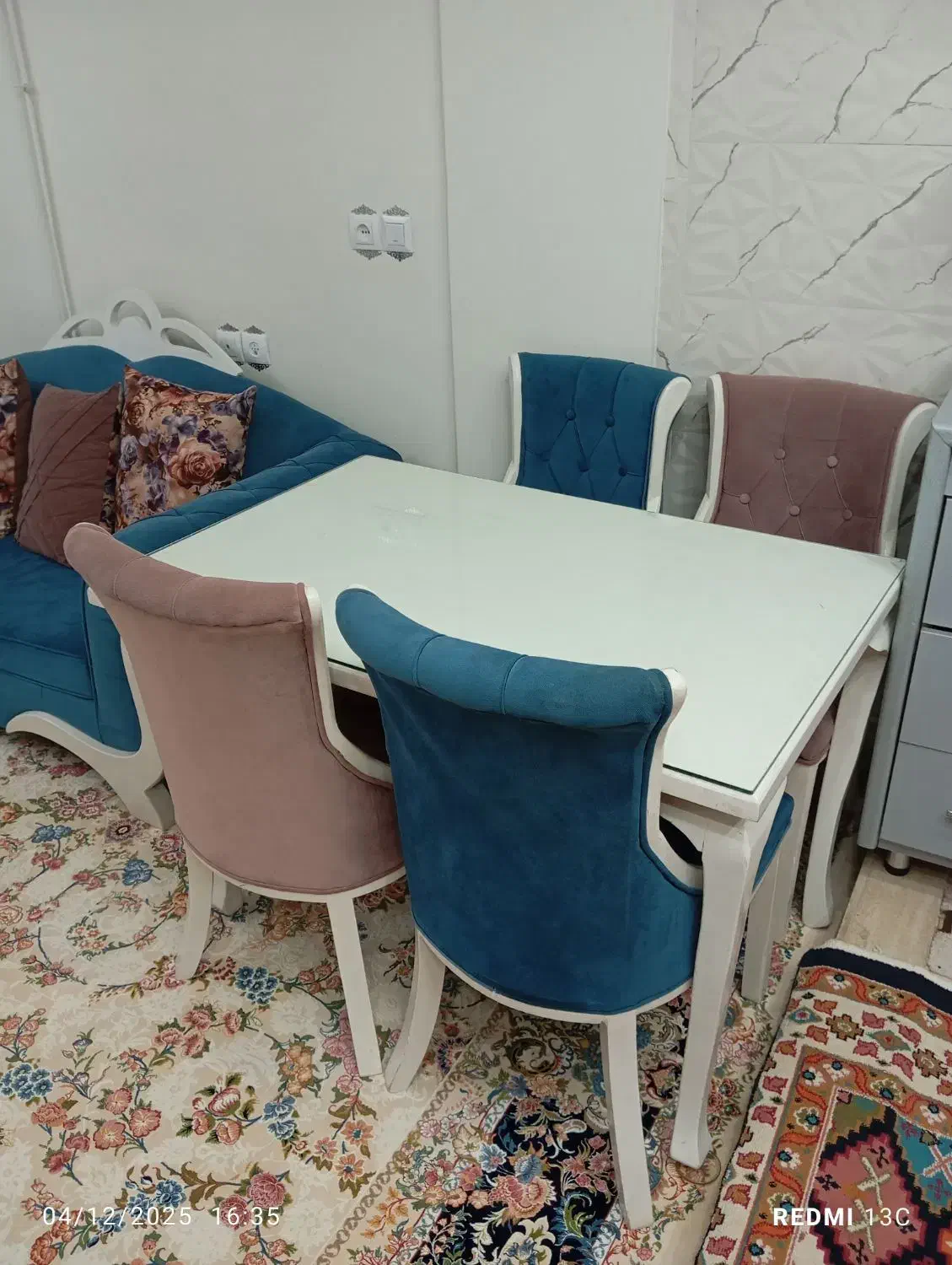 میزغذاخوری|میز و صندلی غذاخوری|خرمدره, |دیوار