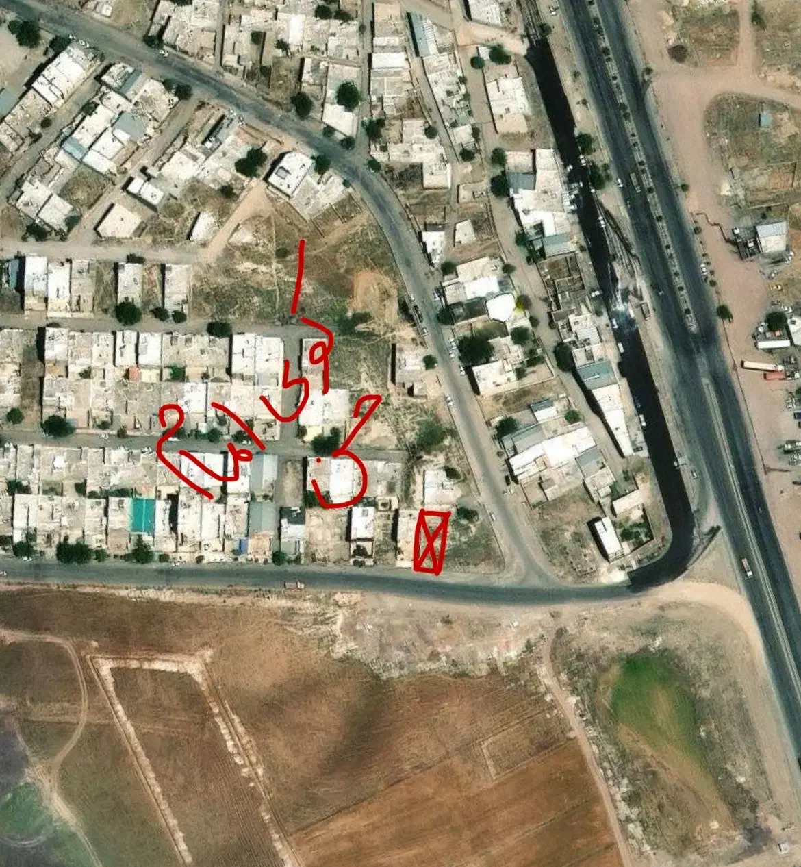 ۱۹۵ متر زمین مسکونی بر اصلی چمران با جواز ساخت|فروش زمین و ملک کلنگی|نهاوند, |دیوار