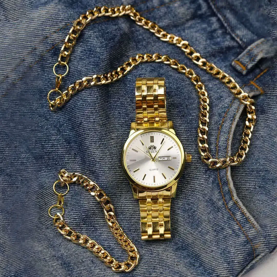 ست ساعت و نیم ست مردانه Orient / پرداخت در محل|بدلیجات|اصفهان, شاهزاده ابراهیم|دیوار