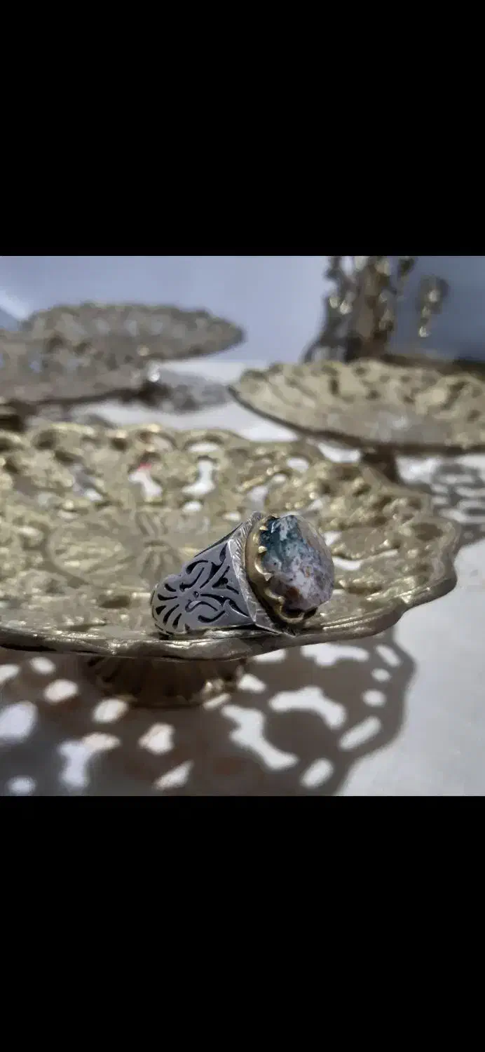 انگشتر نقره رکاب حرفه ای|جواهرات|خرم‌آباد, |دیوار