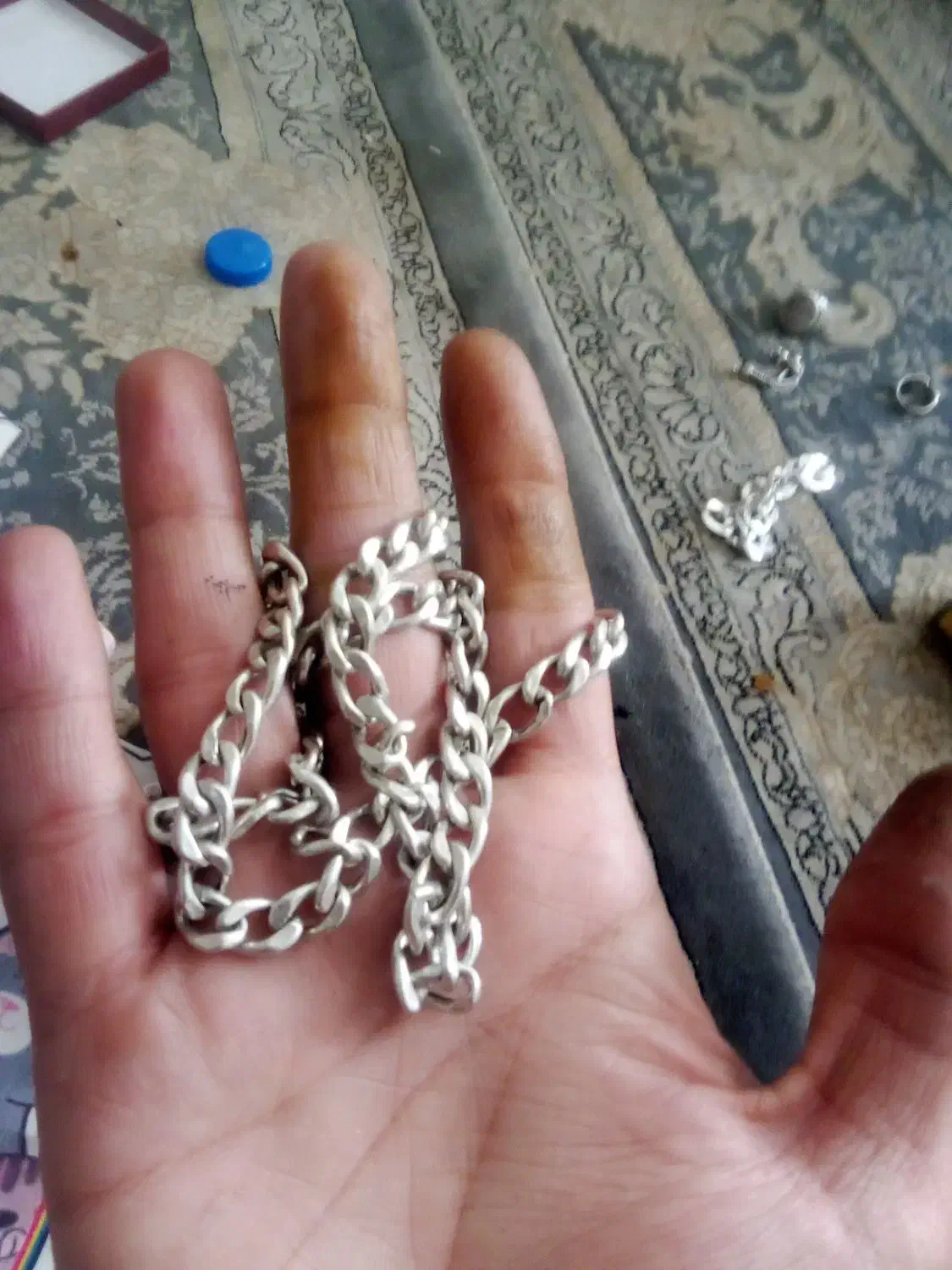 حراج زنجیر و دستبند نقره ۹۲۵|جواهرات|تهران, جمال‌زاده|دیوار