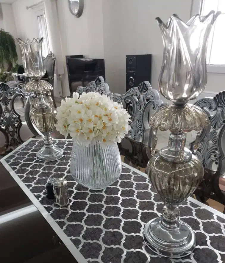 شمعدان رومیزی لاله|صنایع دستی و سایر لوازم تزئینی|رشت, کوی بیانی|دیوار