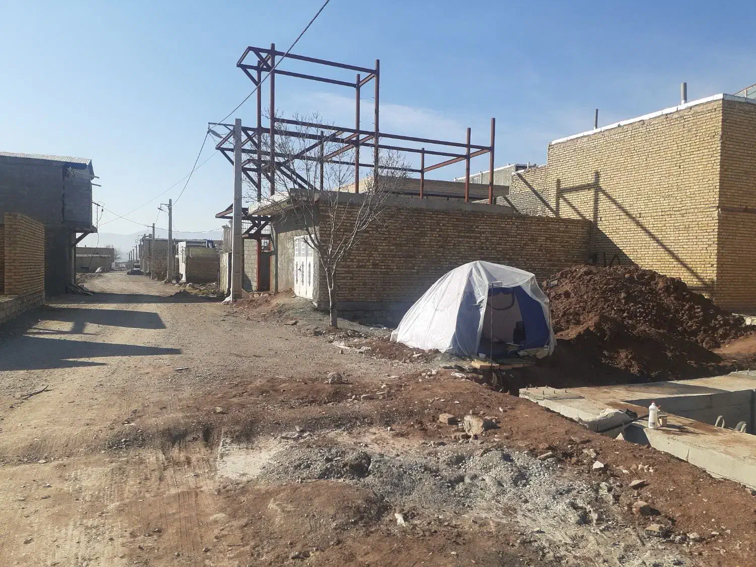 خانه نیمه کاره ده پهن|فروش خانه و ویلا|کرمانشاه, |دیوار