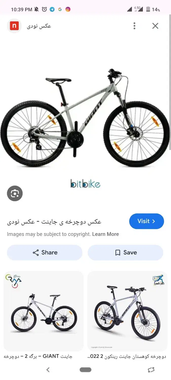 دوچرخه جاینت|دوچرخه، اسکیت، اسکوتر|اصفهان, نقش جهان|دیوار