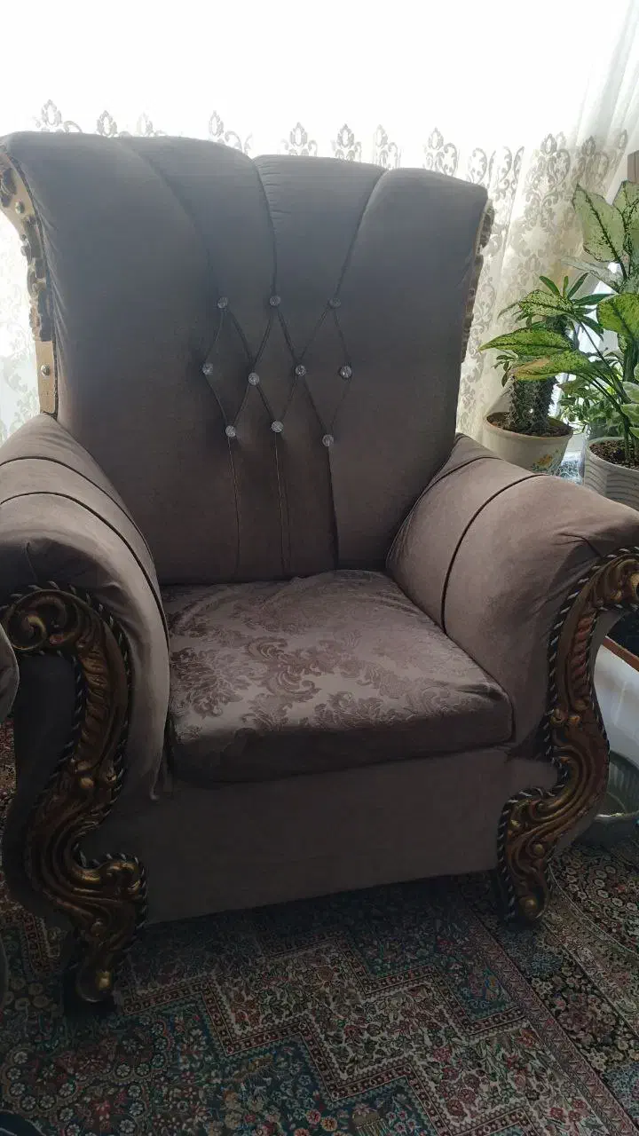 مبلمان 7نفره با میز وسط|مبلمان خانگی و میز عسلی|شاهرود, |دیوار