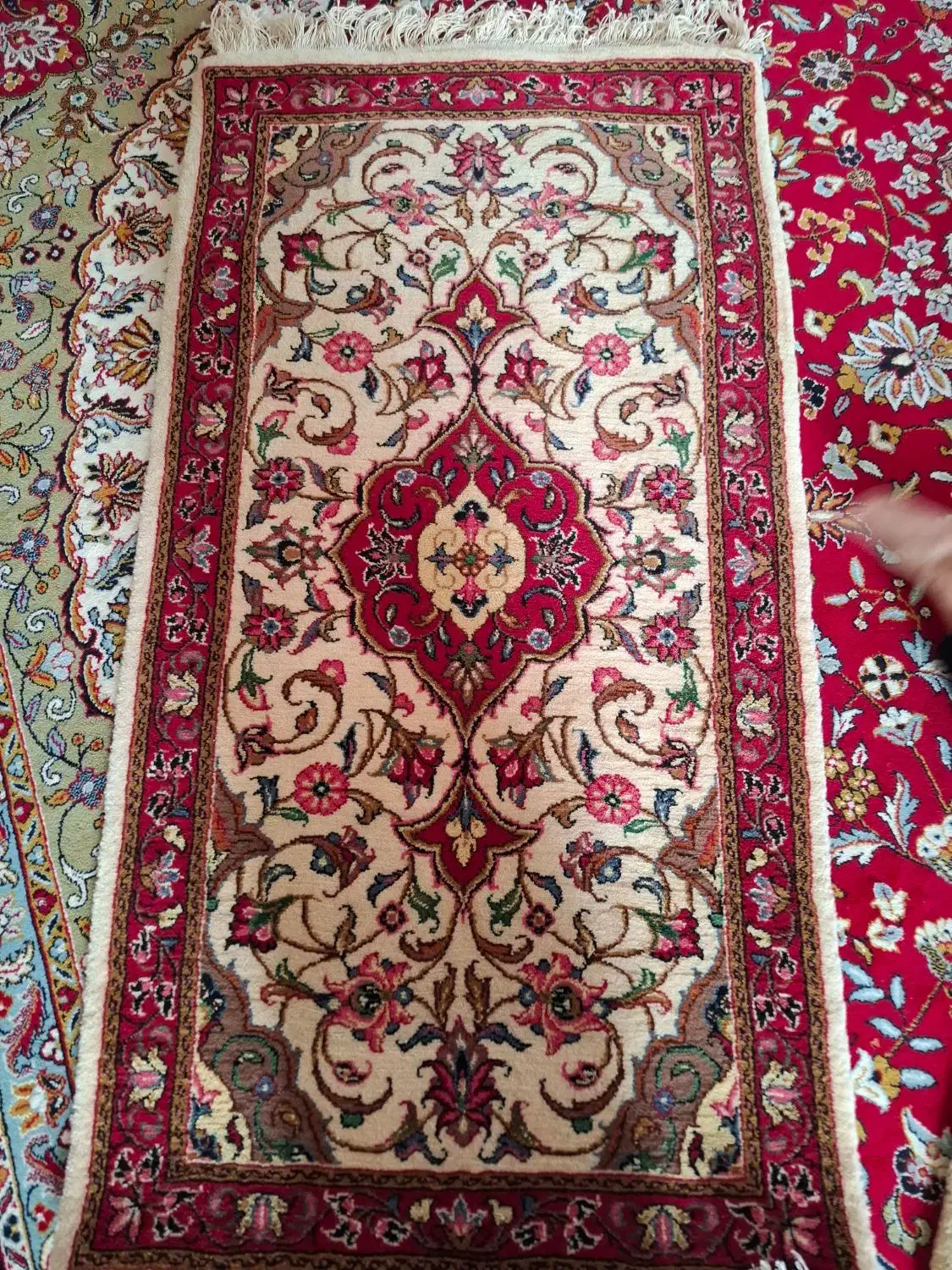 قالیچه دستبافت|فرش|مهاجران, |دیوار