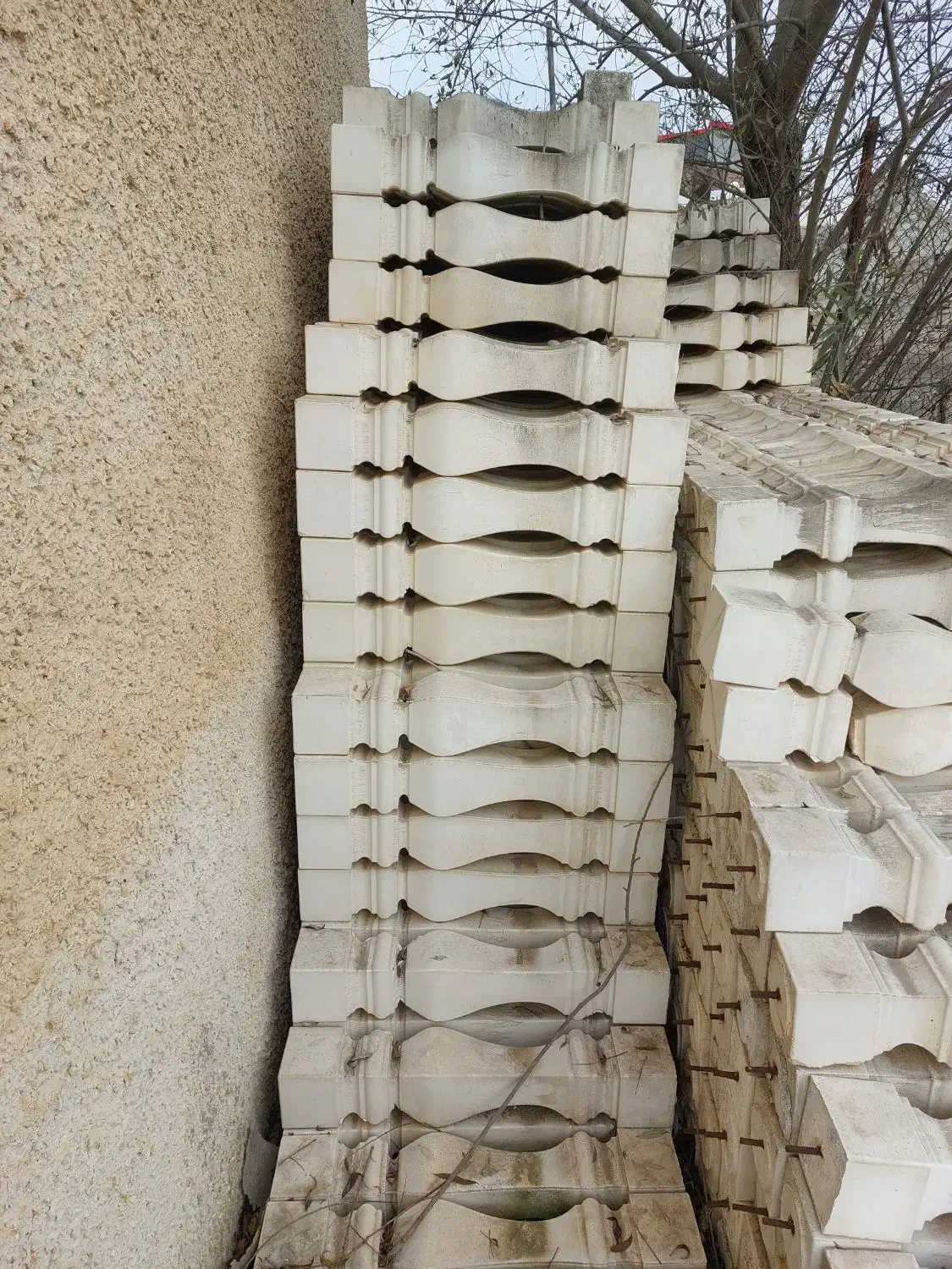 نرده سرایی سنگی|مصالح و تجهیزات ساختمان|کلاردشت, |دیوار