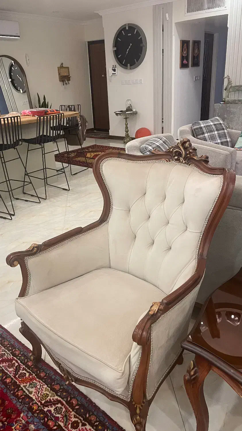 مبل سلطنتی ۷نفره|مبلمان خانگی و میز عسلی|تهران, شهرک گلها (تهرانسر)|دیوار