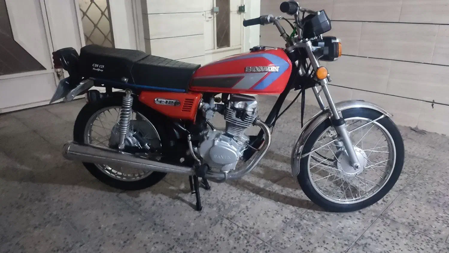 ساوین مدل ۹۵ در حد صفر مدارک کامل بیمه دار|موتورسیکلت|دزفول, |دیوار