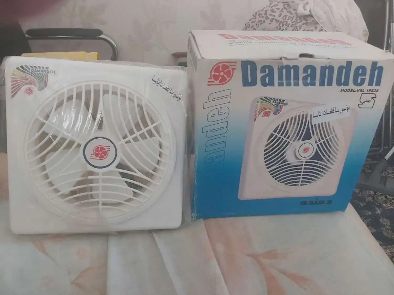 هواکش دمپردارموتورایتالیایی اکبندنو|پنکه و تصفیه‌کنندهٔ هوا|بروجرد, |دیوار