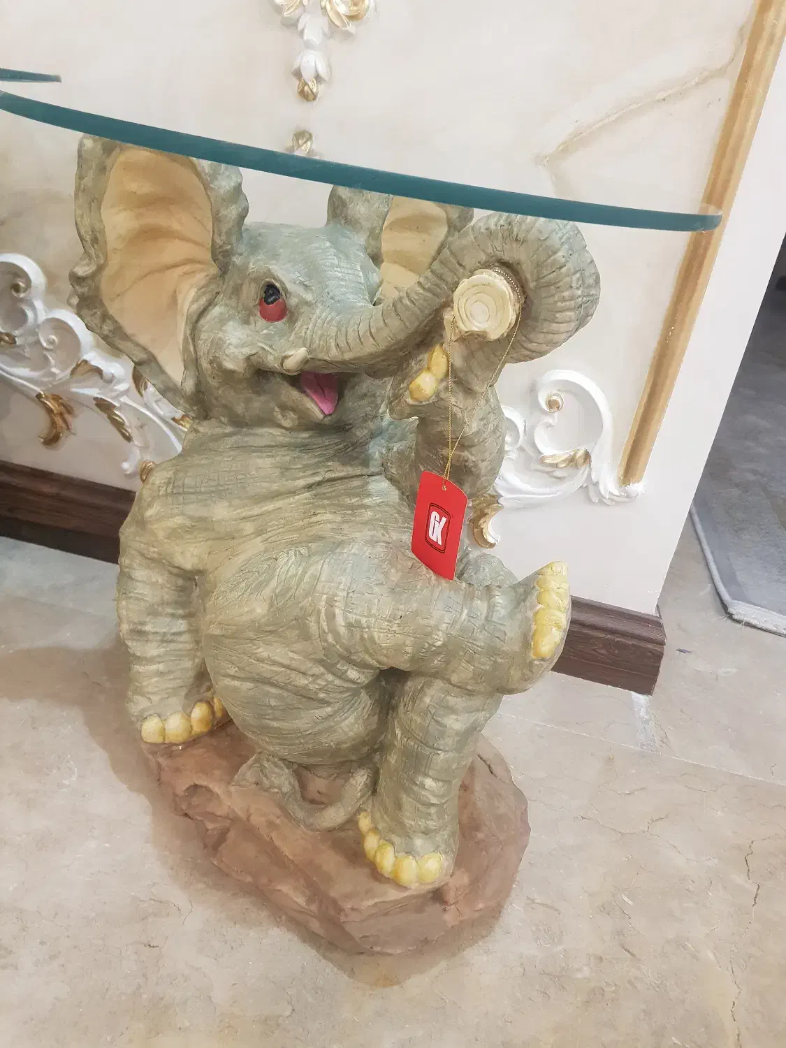 میز فیل گلد کیش پلی رزین|مبلمان خانگی و میز عسلی|تهران, بهداشت|دیوار