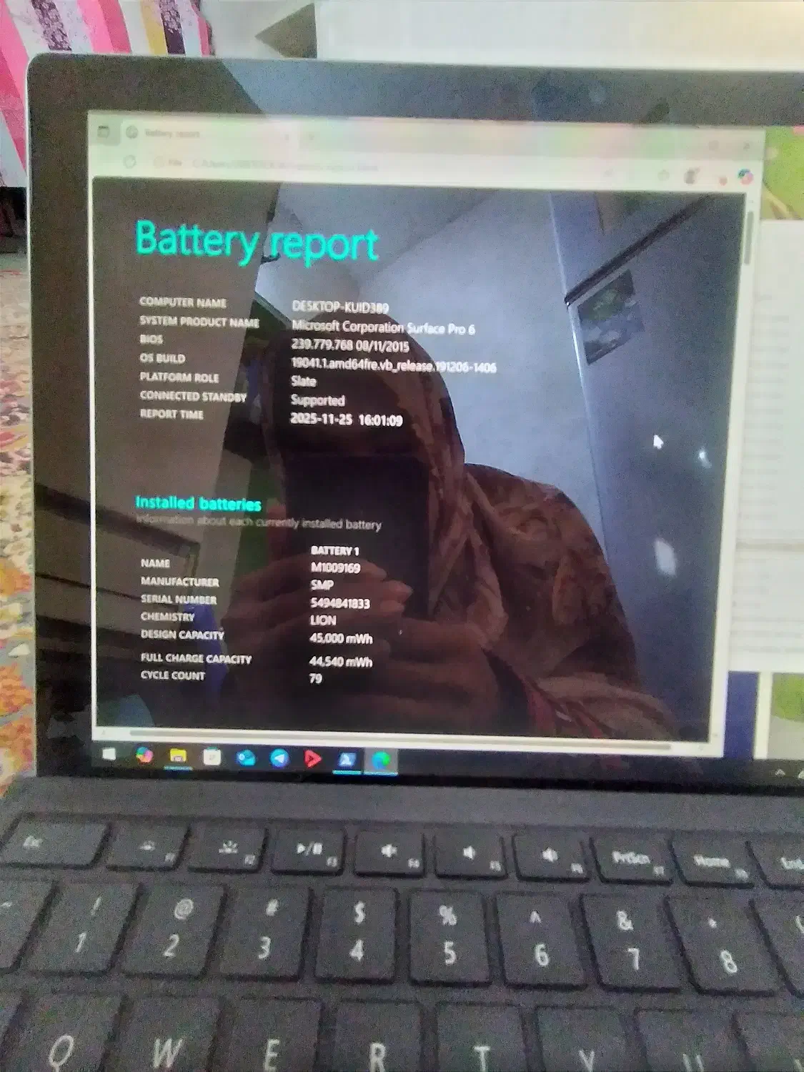 Surface Pro6 Core i7 16GB Ram 1tbقلم شارژکیف cdران|رایانه همراه|تهران, فلسطین (میدان انقلاب)|دیوار