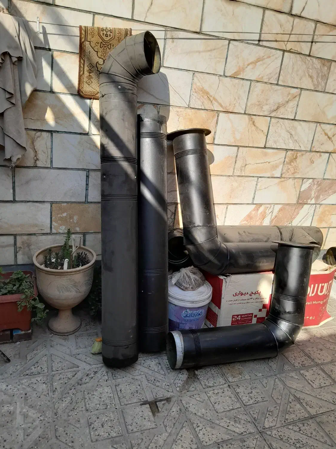 کلاهک ولوله گالوانیزه|مصالح و تجهیزات ساختمان|ری, امین آباد|دیوار