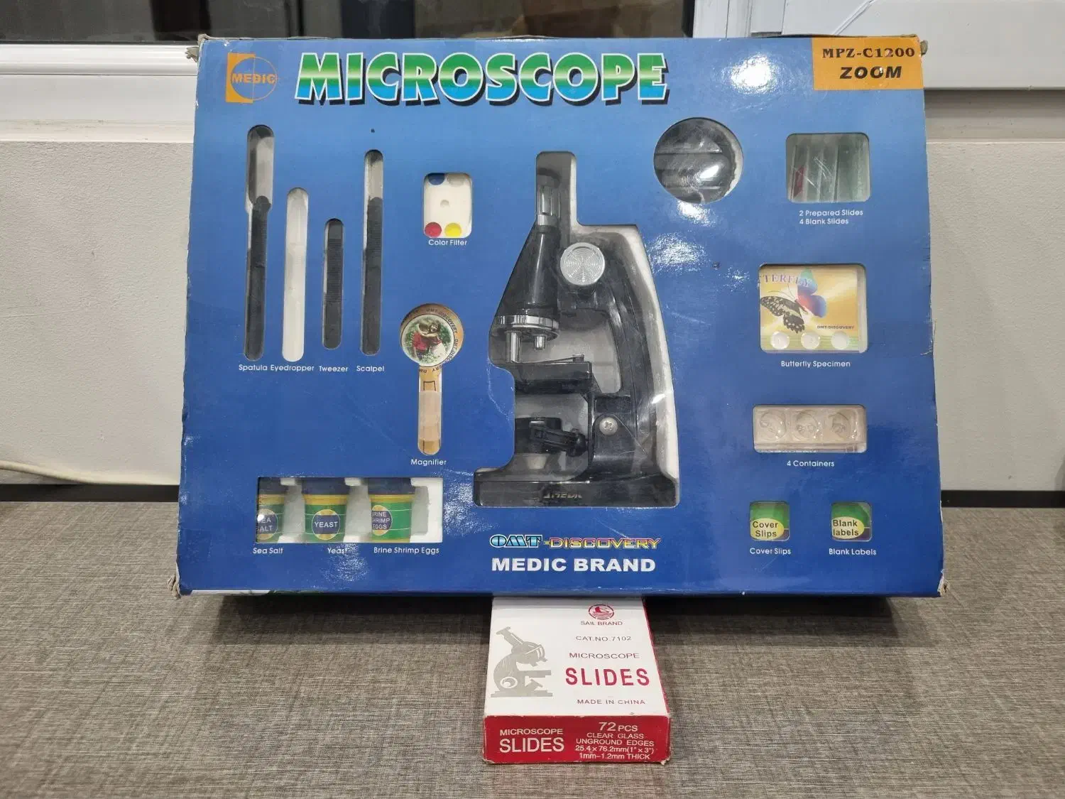 میکروسکوپ مدل MPZ-C1200 حرفه ای بهمراه لام اضافی|لوازم التحریر|مشهد, رضاشهر|دیوار