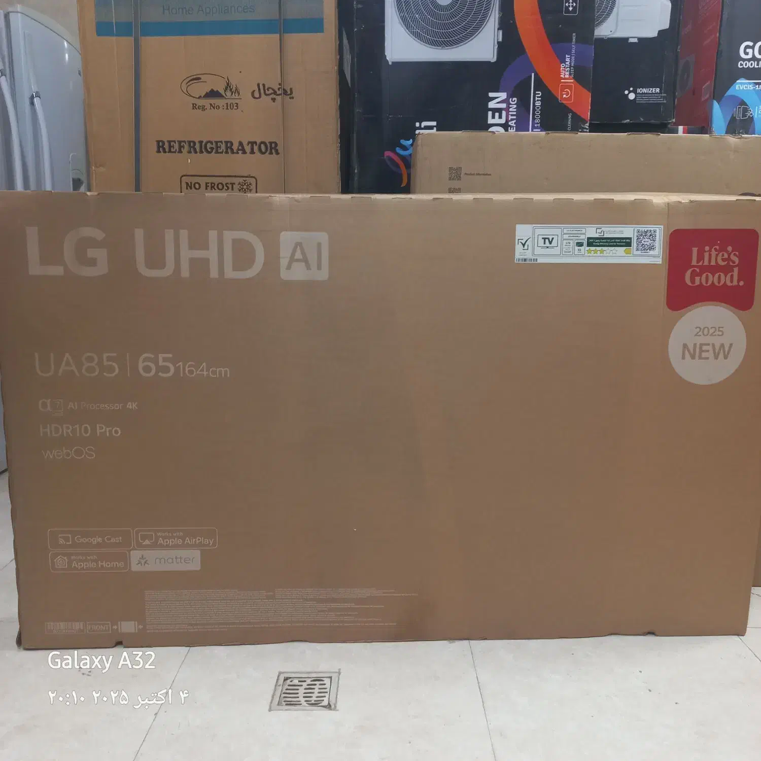 ۶۵ ال‌جی UA85006 مدل 2025|تلویزیون و پروژکتور|اصفهان, خانه اصفهان|دیوار