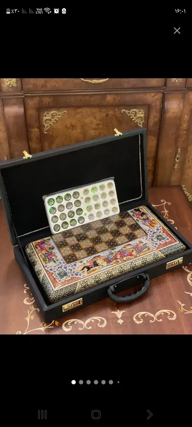 تخته نرد خاتم اصفهان اورجینال|اسباب‌‌بازی|تهران, امام زاده حسن|دیوار