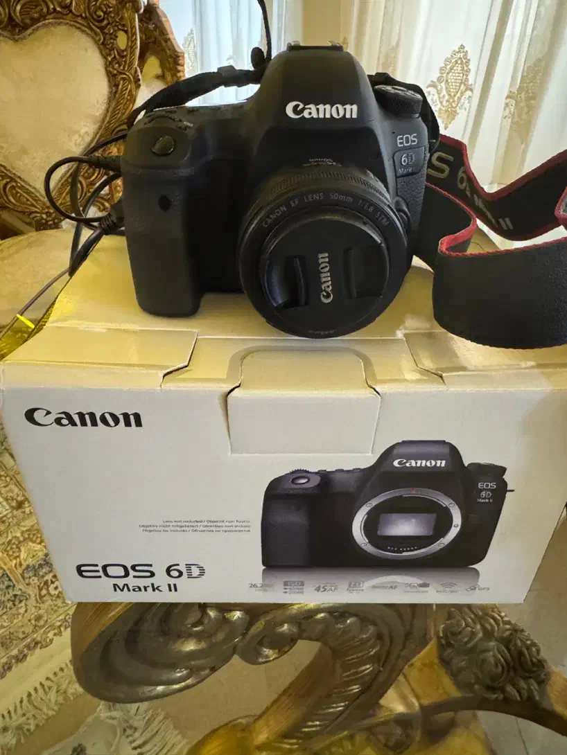 فروش دوربین Canon EOS 6D Mark II فول فریم در حد نو|دوربین عکاسی و فیلم‌برداری|لاهیجان, شیخ زاهد|دیوار