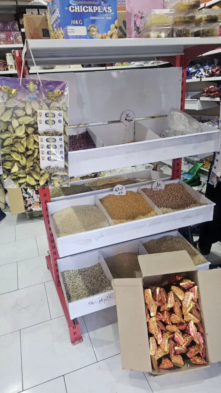 قفسه حبوباتی|کتابخانه، شلف، قفسههای دیواری|محمدشهر, محمدشهر|دیوار