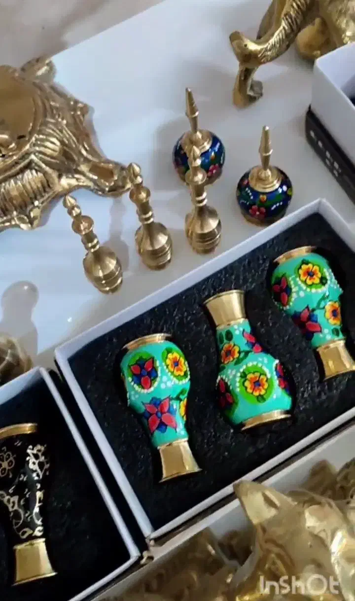 انواع برنز هندی بابهترین کیفیت|ظروف سرو و پذیرایی|نورآباد, |دیوار