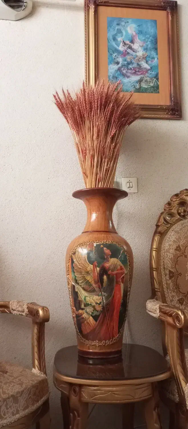 گلدان کنار سالنی معاوضه گل طبیعی|صنایع دستی و سایر لوازم تزئینی|چهاردانگه (تهران), |دیوار