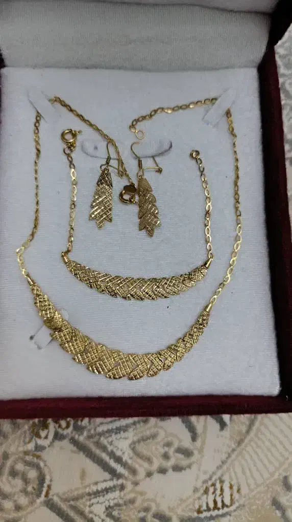 ست طلا گندمی|جواهرات|خرم‌آباد, |دیوار