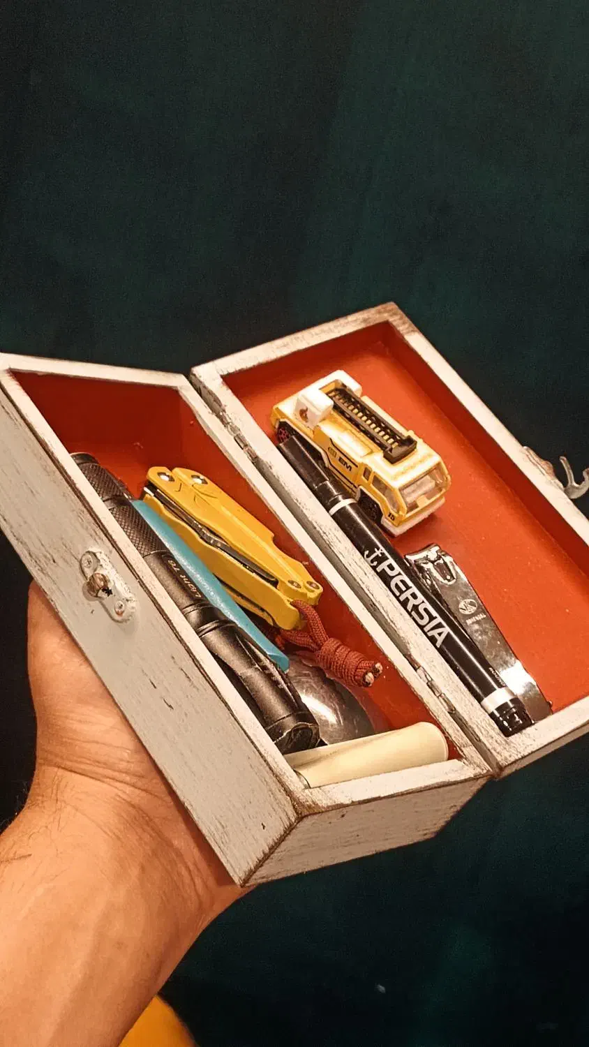 جعبه چوبی طرح کوهستان و گاو خوشبختی|صنایع دستی و سایر لوازم تزئینی|رشت, معلم|دیوار