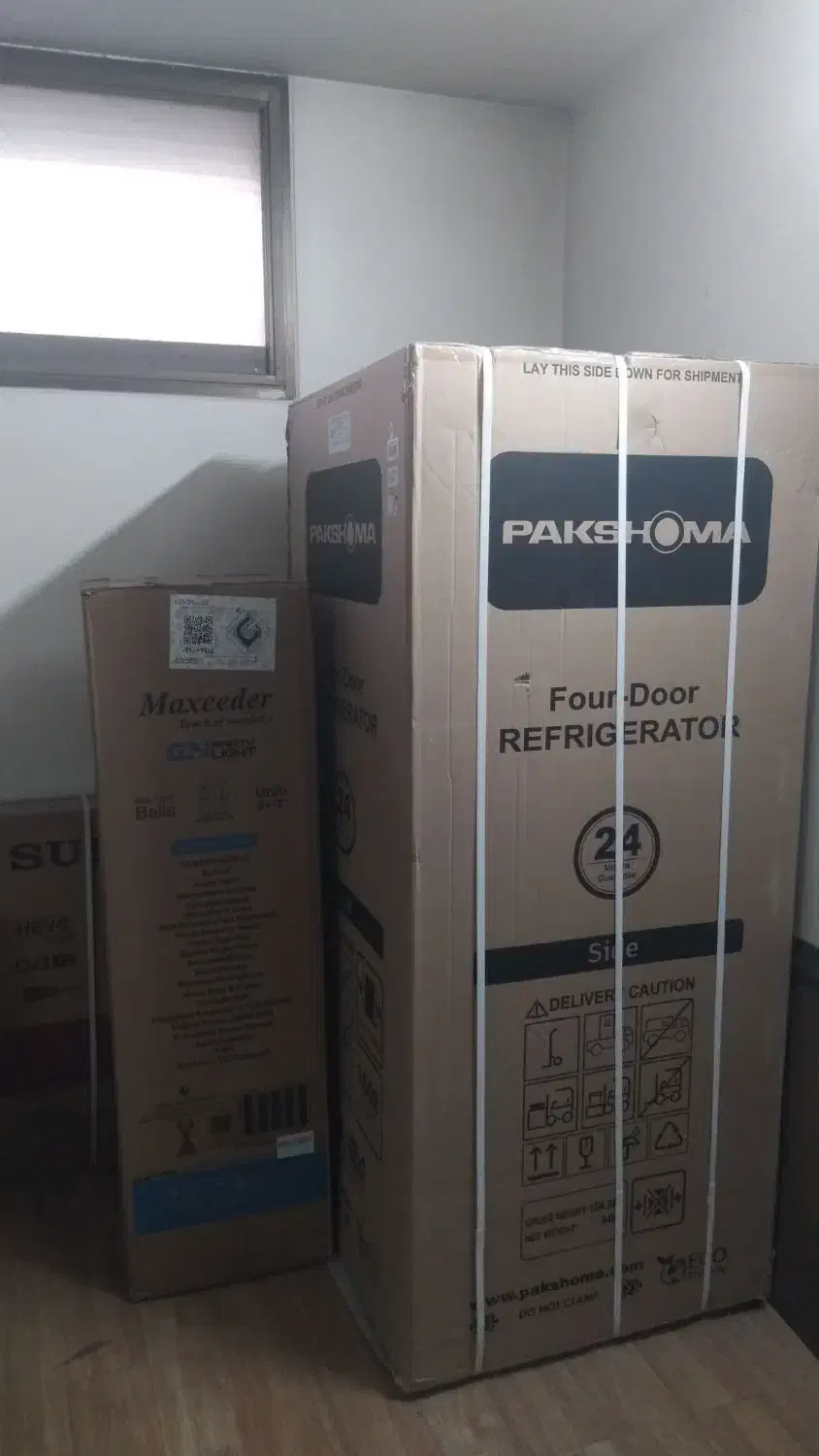 لوازم خانگی نو و آکبند یخچال ۴ درب و LED 65اینچ|یخچال و فریزر|اصفهان, شاه پسند|دیوار