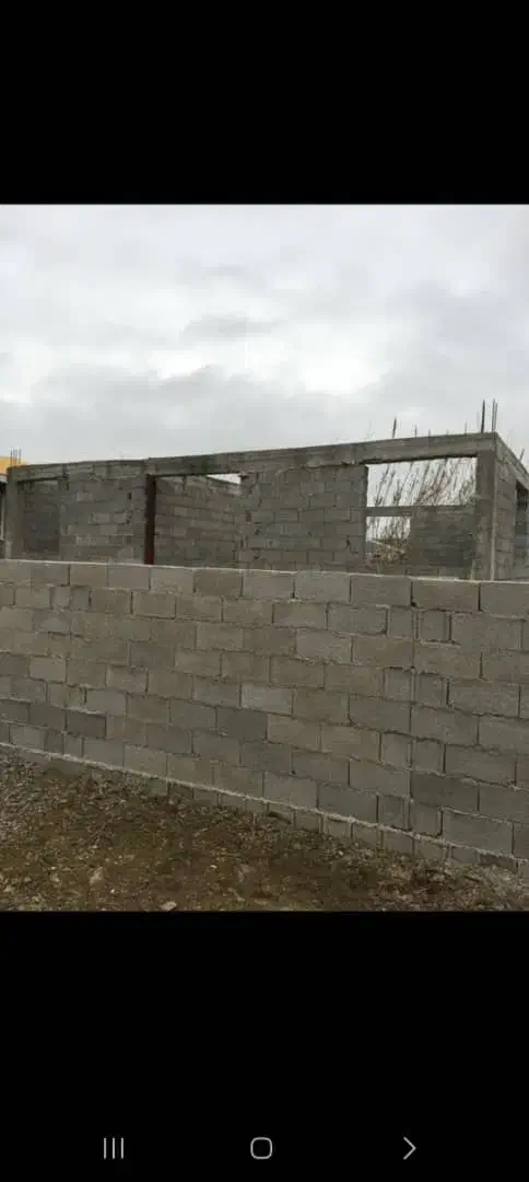 200مترزمین 90متربنانیمه کاره برم دوم ساحل|فروش زمین و ملک کلنگی|رضوانشهر, |دیوار