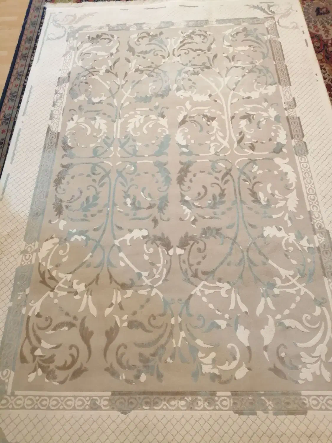 جفت فرش6متری مینیمال تمام نخ بسیار نرم و لطیف جدید|فرش|مشکیندشت, |دیوار