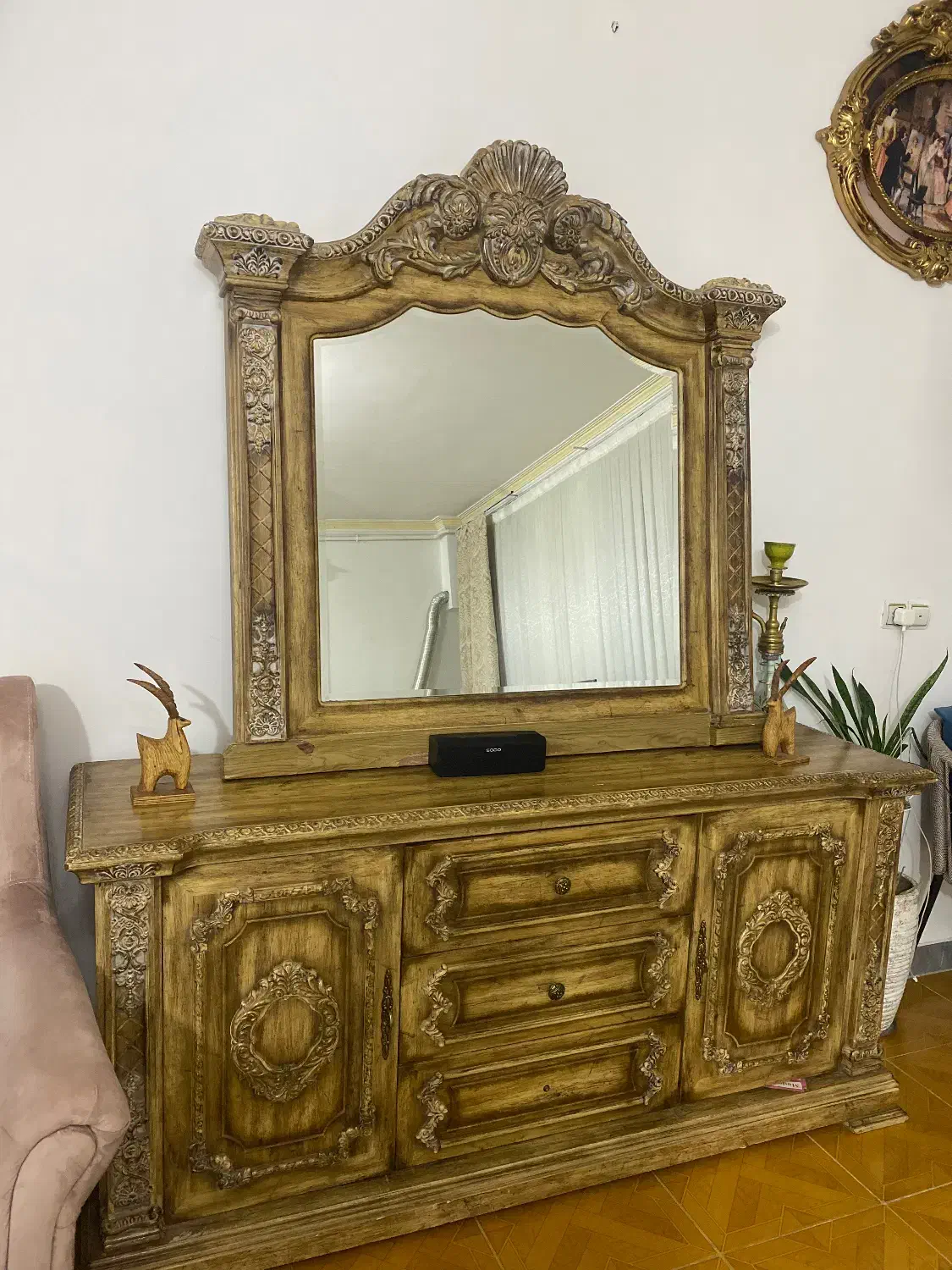 آینه کنسول|بوفه، ویترین، کنسول|نهاوند, |دیوار