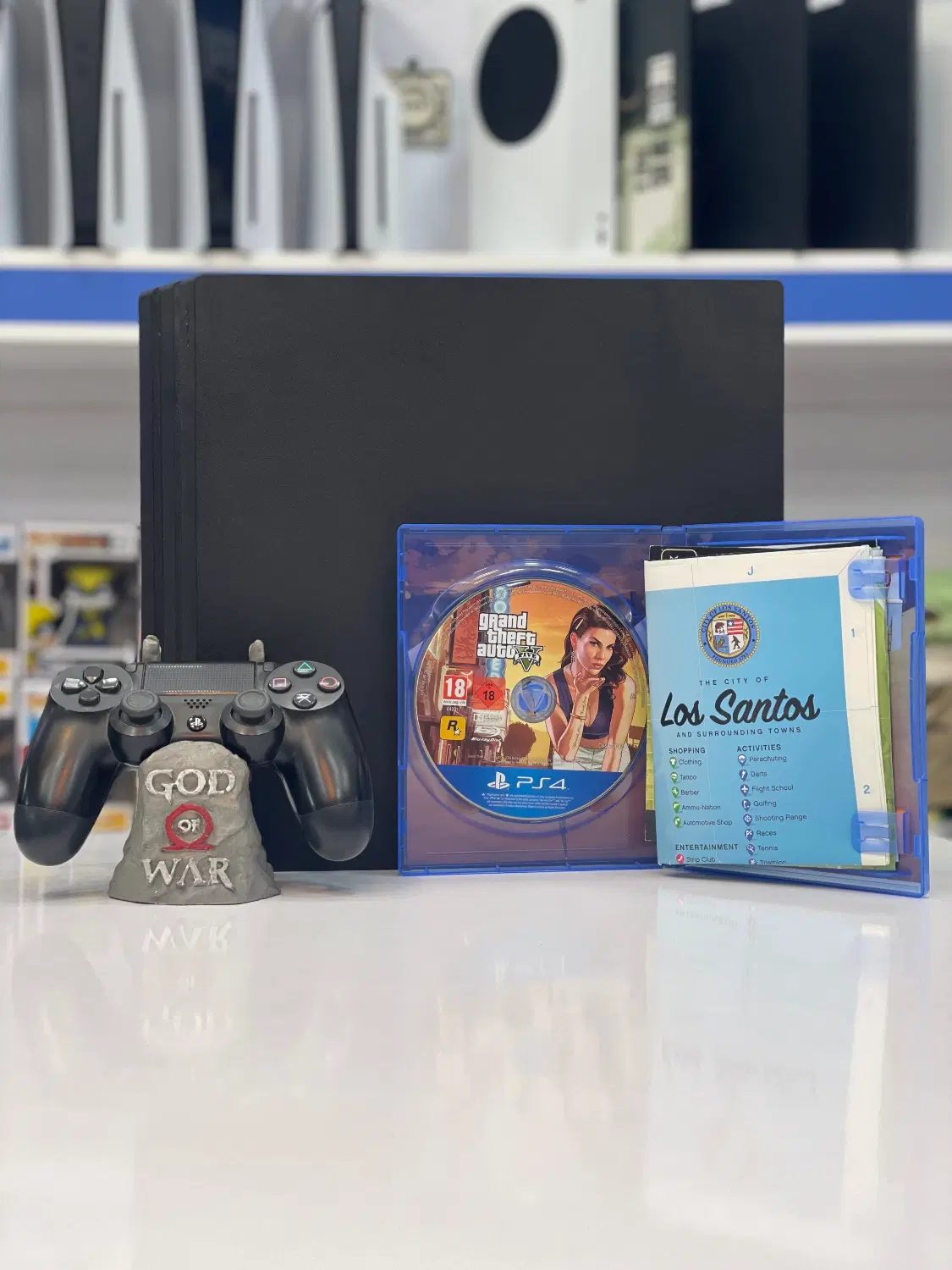 PS4 Pro 4K + Gta V|کنسول، بازی ویدئویی و آنلاین|رشت, حاجی آباد|دیوار