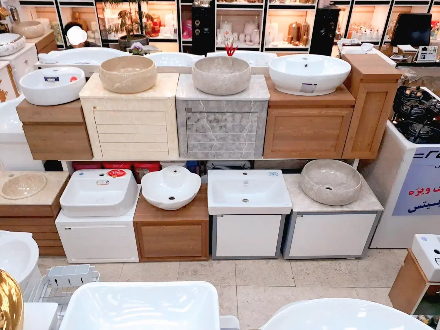 کابینتCream سبک کلاسیک نوآوری در تولید دنیای فرنگی|لوازم سرویس بهداشتی|تهران, یافت آباد جنوبی|دیوار