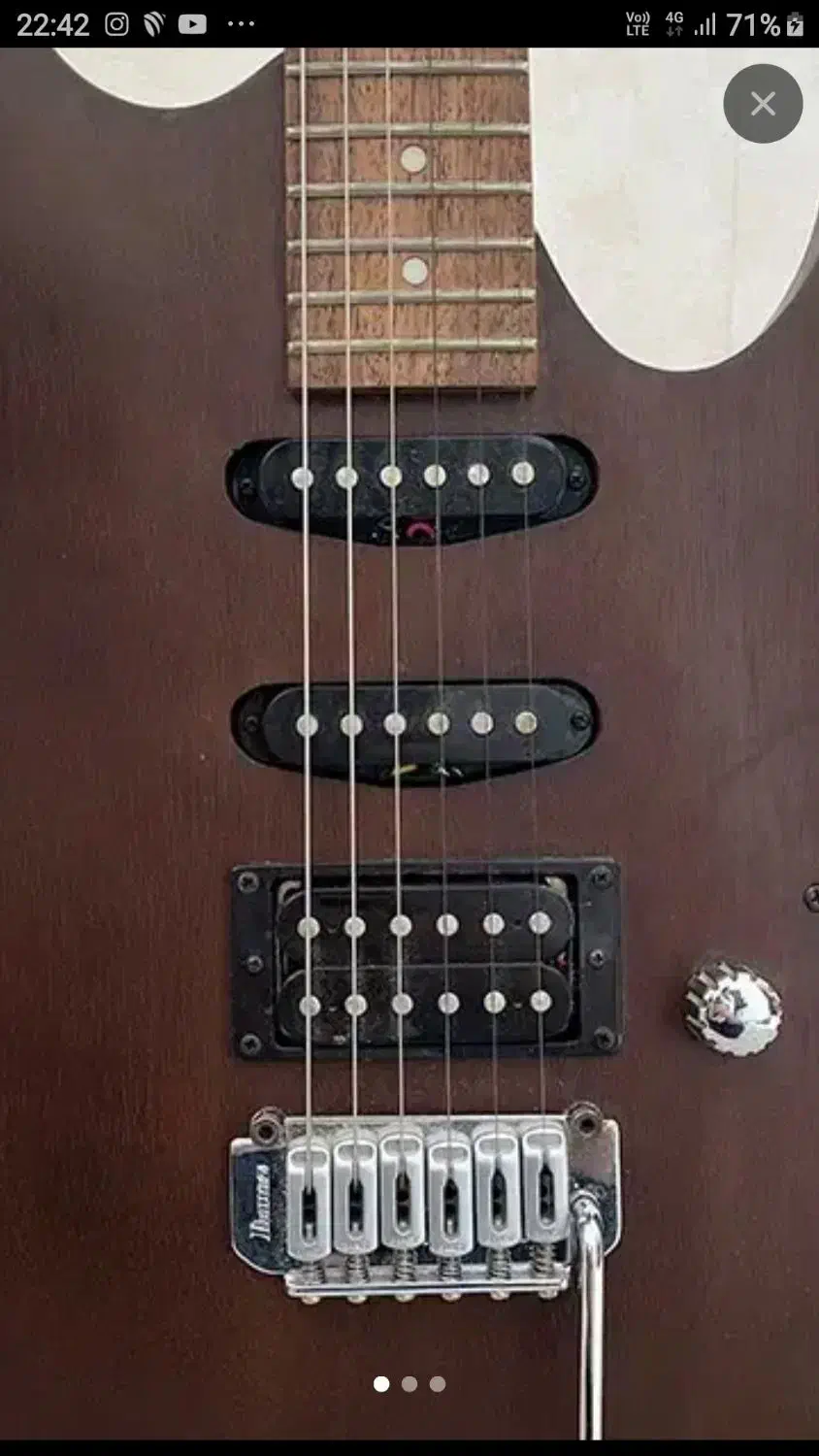 گیتار الکتریک آیبانز|گیتار، بیس، امپلیفایر|اندیشه, اندیشه فاز ۱|دیوار