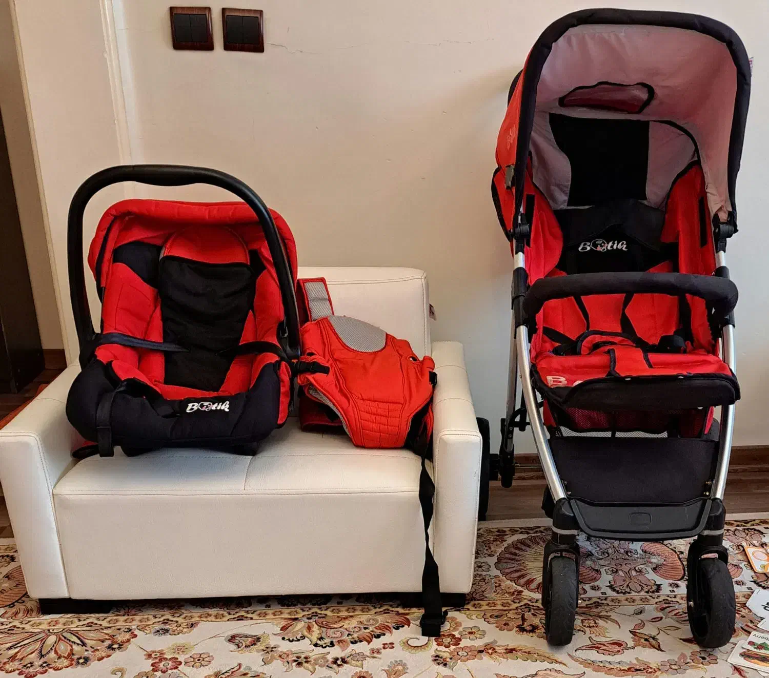 ست کالسکه برند Botik|کالسکه و لوازم جانبی|تهران, نارمک|دیوار