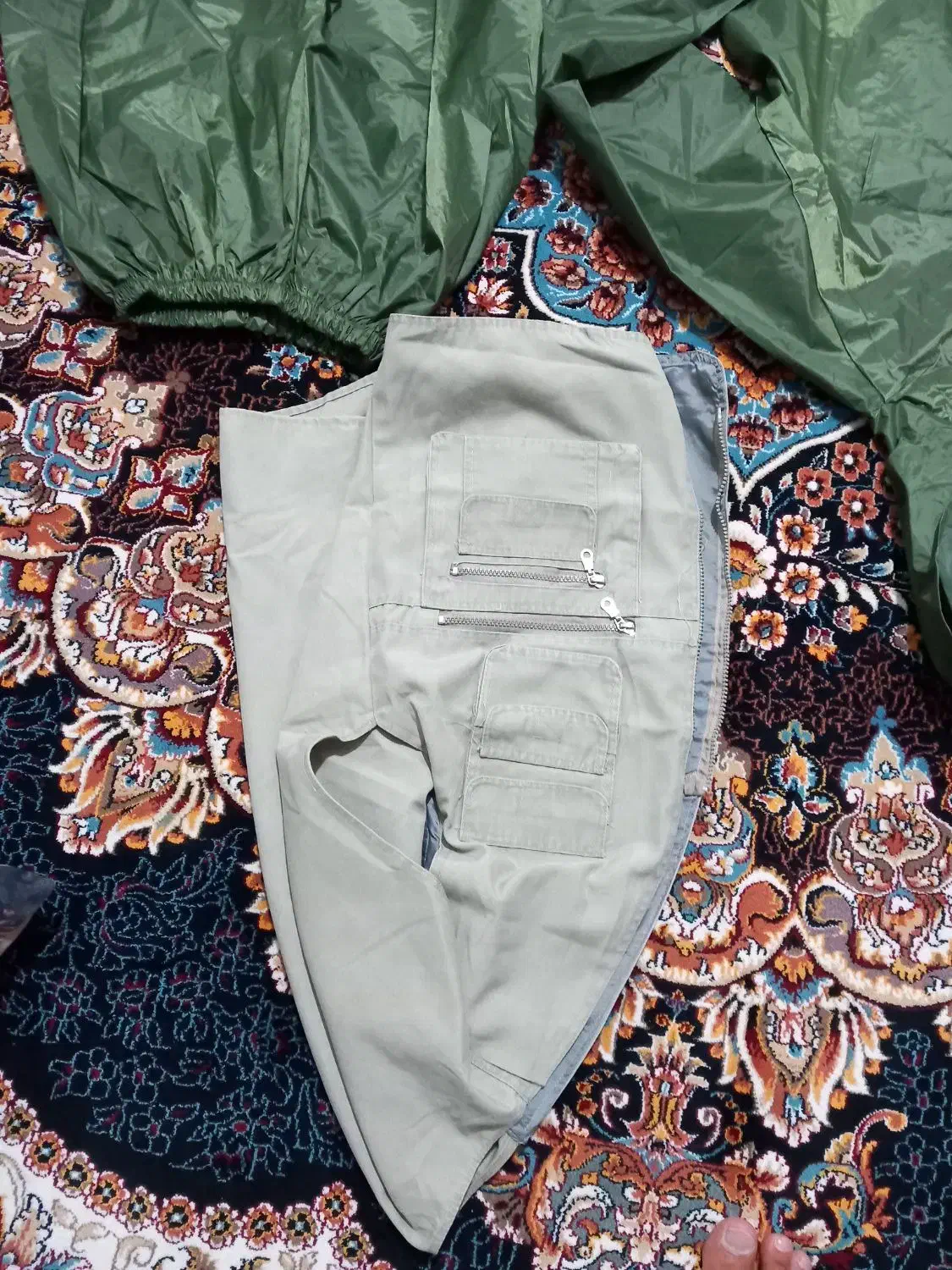 بادگیر بارانی زمستانی نو تن نخورده وجلیقه خارجی|لباس|گرگان, |دیوار