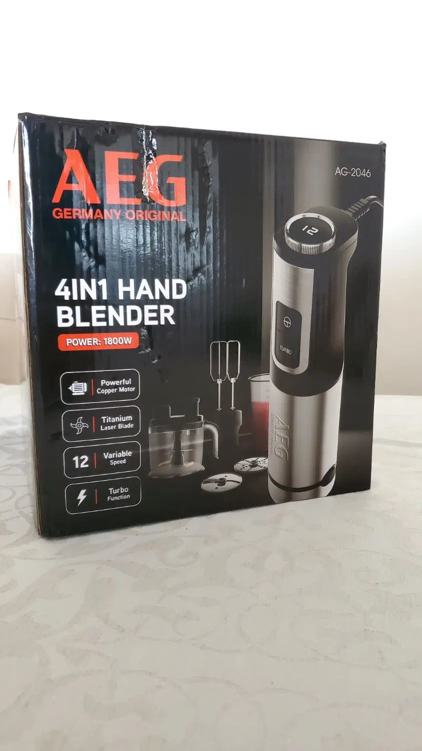 گوشت کوب 4 کاره آاگ (AEG) مدل AG-2046|خردکن، آسیاب، غذاساز|تهران, ایوانک|دیوار