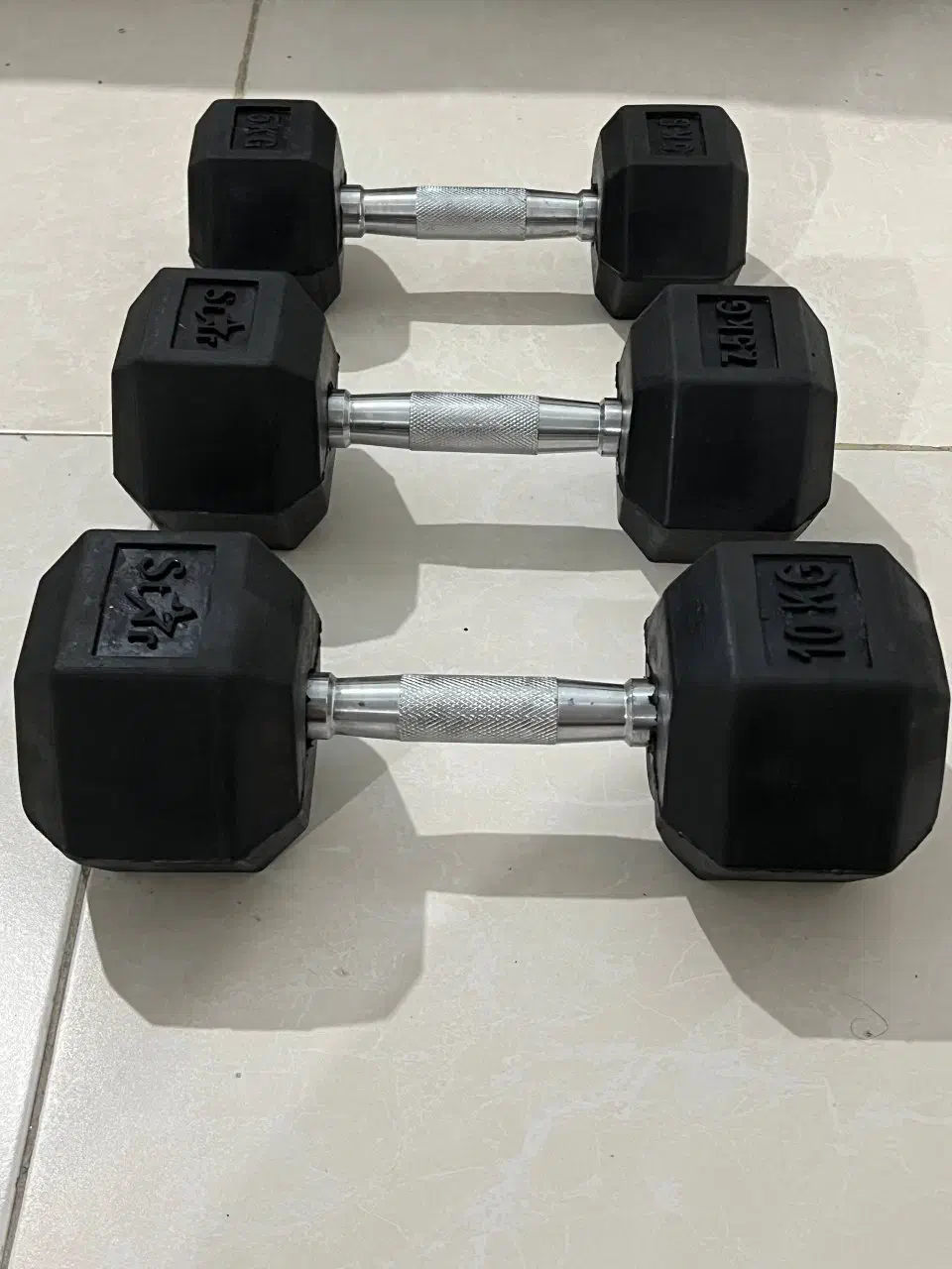 دمبل شش ضلعی (قیمت عمده)|تجهیزات ورزشی|تهران, هاشمی|دیوار