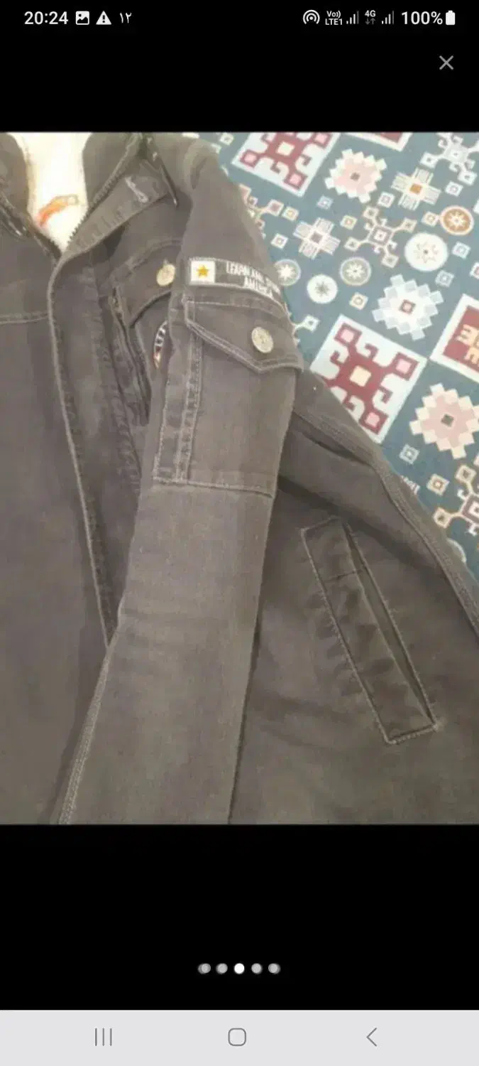 کاپشن ذغالی|لباس|ملایر, |دیوار