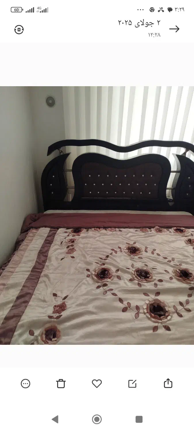 تخت دونفره و تشک|تخت و سرویس خواب|قوچان, |دیوار