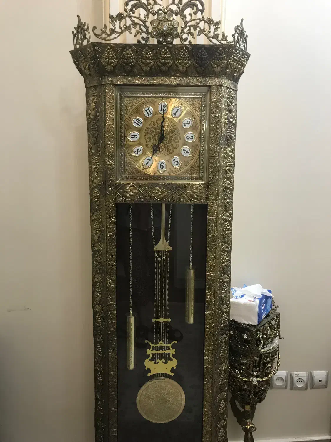 ساعت ایستاده برنجی|ساعت دیواری و تزئینی|تهران, منیریه|دیوار