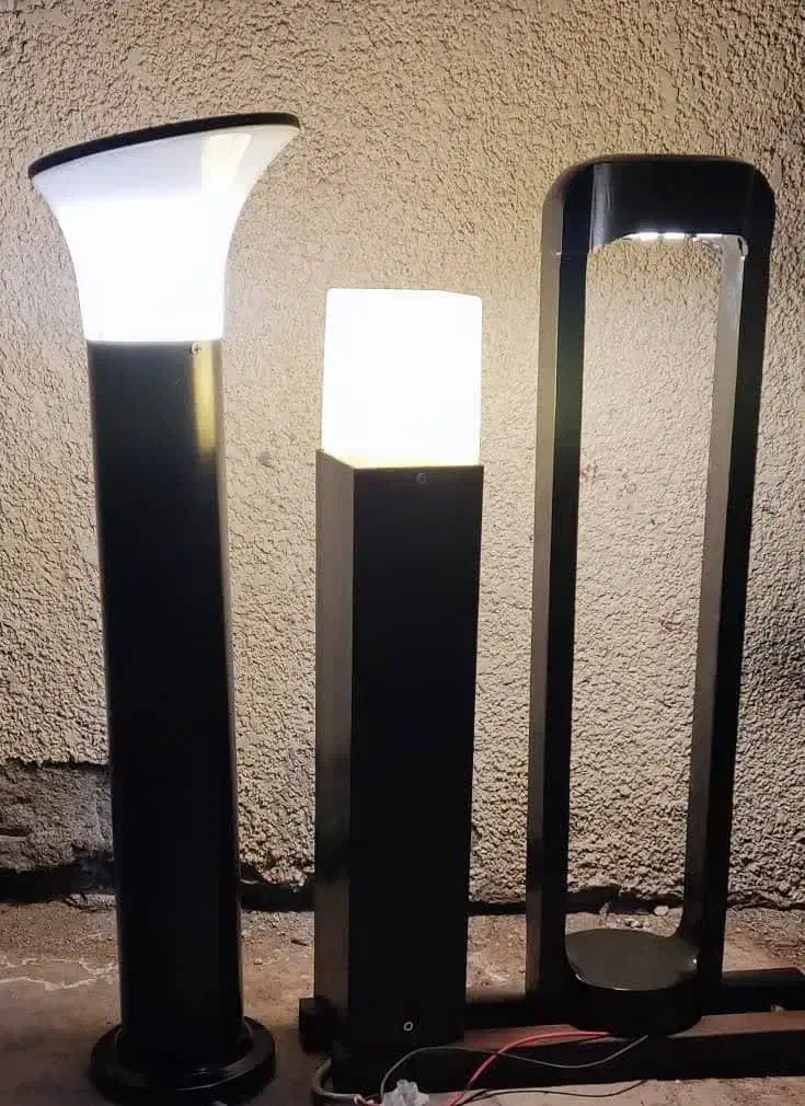 چراغ مدل رونا (چمنی حیاطی دیواری) تولیدکننده|لامپ و چراغ|رشت, لاکانی|دیوار